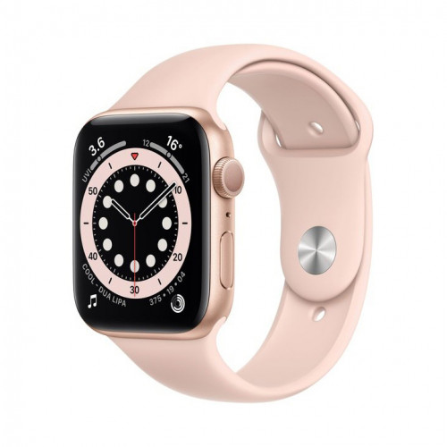 Apple Watch 6 40mm GPS Gold Aluminum Case with Pink Sand Sport Band (MG123LL) б/у